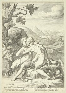 Jupiter och Europa av Jacob Matham
