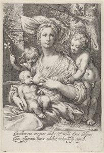 Kärlek (Caritas) av Jacob Matham