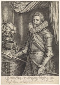 Porträtt av Fredrik Henrik, prins av Oranien-Nassau av Jacob Matham