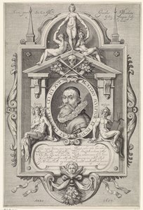 Porträtt av Hendrick Goltzius av Jacob Matham