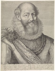 Porträtt av Maximilien de Béthune av Jacob Matham
