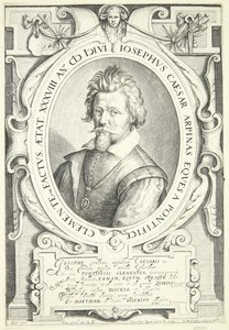 Porträtt av Giuseppe Cesari av Jacob Matham