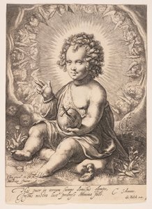 Salvator Mundi av Jacob Matham