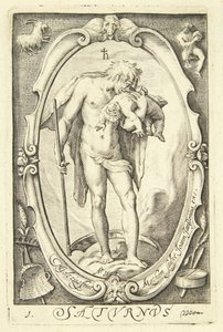 Saturnus av Jacob Matham