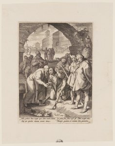Den förlorade sonens återkomst, från Den förlorade sonens historia av Jacob Matham