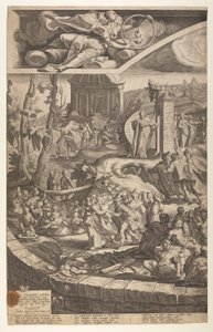 Cebes bord (plansch 1) av Jacob Matham