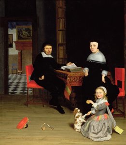 Porträtt av en familj, 1663