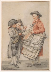 De prentsäljare av Jacob Perkois (signed by artist)
