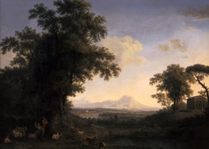 Arkadiskt landskap, 1829