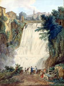 Fallen i Tivoli av Jacob Philippe Hackert