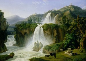 Vattenfallet i Tivoli, 1785