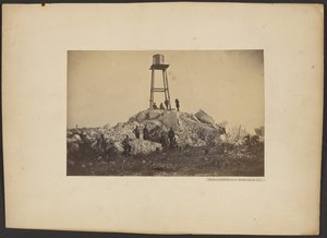 Ruinerna av fyren på Morris Island, South Carolina av Jacob R. Foster