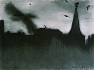 Tenby, 1994 (kol på papper)