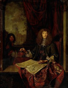 Porträtt av Carel Quina (1622-89), riddare av den heliga graven och Amsterdam-född upptäcktsresande i Asien