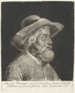 Porträtt av Abraham Toorenvliet av Jacob Toorenvliet