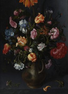 En vas med blommor, troligen 1613. av Jacob Vosmaer