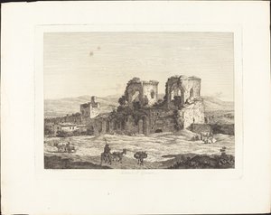 Vid porten till San Giovanni av Jacob Wilhelm Mechau