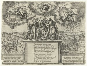 Allegori om erövringen av Antwerpens citadell, 1577 av Jacob de Gheyn (I)
