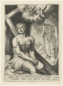 Den gode mördaren som ångerfull syndare Åtta ångerfulla syndare från Gamla och Nya testamentet (serietitel) av Jacob de Gheyn (II) (workshop of)