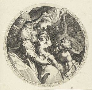 Maria med Kristusbarn och Johannes Döparen