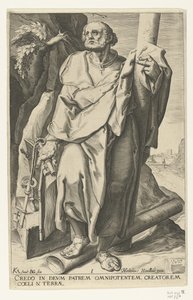 Aposteln Petrus Kristus, de tolv apostlarna och Paulus (serietitel) av Jacob de Gheyn (II)