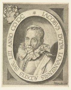 Porträtt av Jacobus Duym vid 53 års ålder av Jacob de Gheyn (II)