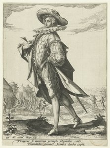 skattmästare Officerare och soldater (serietitel) av Jacob de Gheyn (II)