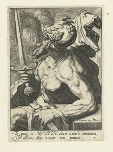 Anfader Simeon Israels förfäder (serietitel) Jakobs tolv söner (serietitel) av Jacob de Gheyn (II)
