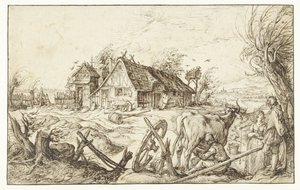 Gården Gården eller livet på landet Livet på landet (?) av Jacob de Gheyn (II)