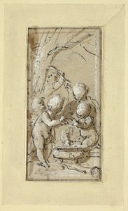 Allegori om vintern av Jacob de Wit