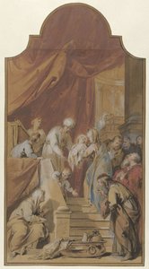 Uppdraget i templet av Jacob de Wit