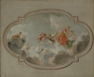 Flora och Zephyr, 1743. av Jacob de Wit