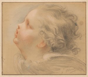 Huvudet på en kerub, till vänster av Jacob de Wit