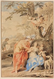Jupiter och Mnemosyne av Jacob de Wit
