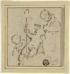 Tre Putti av Jacob de Wit