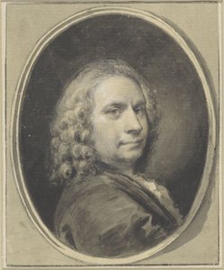 Självporträtt av Jacob de Wit av Jacob de Wit