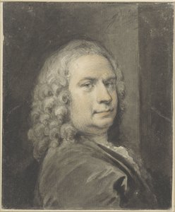 Självporträtt av Jacob de Wit av Jacob de Wit