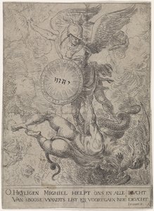 Sankt Mikael vaktar himlens portar av Jacob van Oost (I)