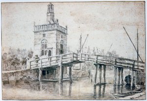 Bron i Alkmaar, c1648-1682 av Jacob van Ruisdael