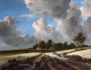 Vetefält av Jacob van Ruisdael
