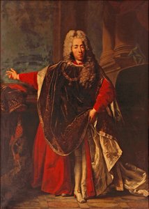 Eugen av Savojen i det gyllene skinnets regalier Jacob van Schuppen
