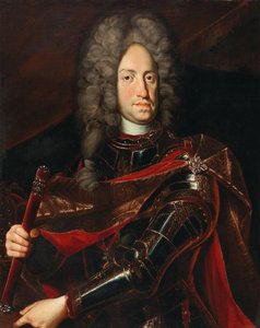 Porträtt av Karl VI 1685-1740, den helige romerske kejsaren.