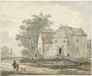 IJzendoorns slott i Betuwe av Jacob van Strij