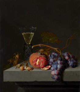 Stilleben med frukt