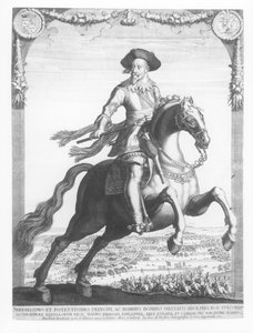 Gustav Adolf II, Sveriges kung, till häst, 1632
