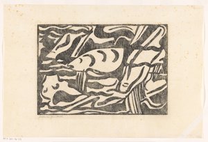 Komposition XIII (originaltitel) av Jacoba van Heemskerck (signed by artist)