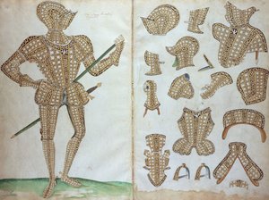Suit of Armor för Sir Henry Lee, från "An Elizabethan Armourer