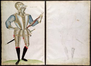 Suit of Armor för Sir John Smith, från An Elizabethan Armourers Album