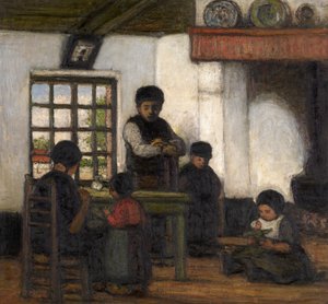 Interiör från Campine (olja på duk)