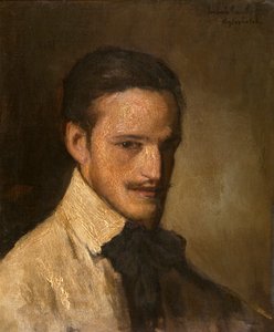 Målaren William A. Sherwood (olja på duk)